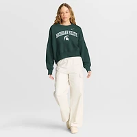 Sweat-shirt Nike vert surdimensionné Phoenix Arch pour femme des Spartans de l'État du Michigan