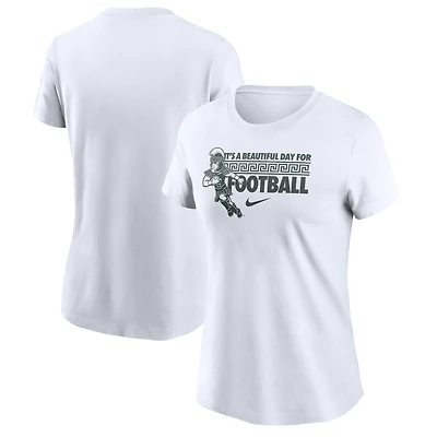 Women's Nike  White Michigan State Spartans Fan T-Shirt