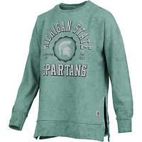 V110722 MichSt Womens Pressbox 23 Sun Wash Bishop French Terry Crew SWTLADCRW