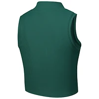 Women's ZooZatz Green Michigan State Spartans Cropped Tank Top