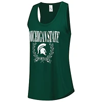 Débardeur ZooZatz vert pour femme Michigan State Spartans Everyday