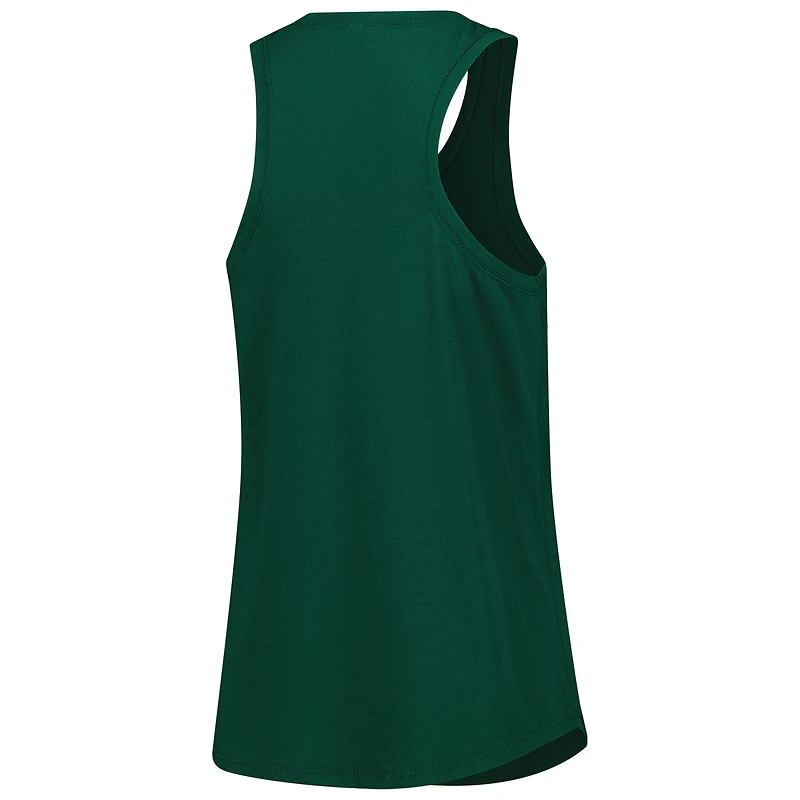 Women's ZooZatz Green Michigan State Spartans Everyday Tank Top