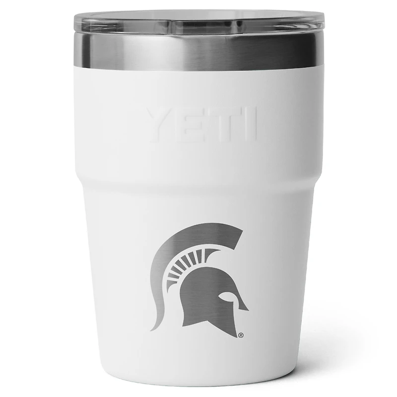YETI Michigan State Spartans 16oz. Rambler Stackable Cup with Magslider Lid