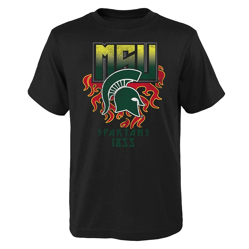 T-shirt noir pour jeunes Spartans de l'État du Michigan The Legend