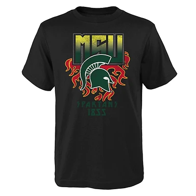 T-shirt noir pour jeunes Spartans de l'État du Michigan The Legend