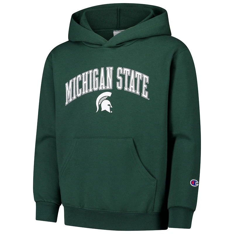 Youth Champion Green Michigan State Spartans Campus Pullover Hoodie