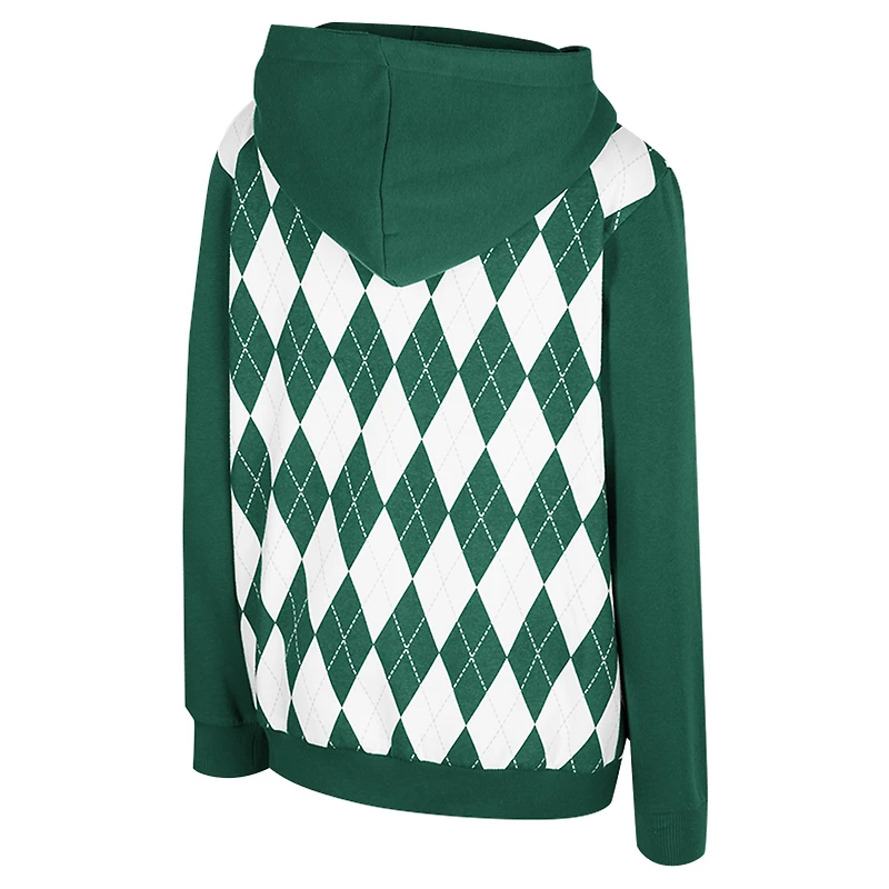 Sweat à capuche manches longues The Dealio Argyle Michigan State Spartans Green Colosseum pour jeunes