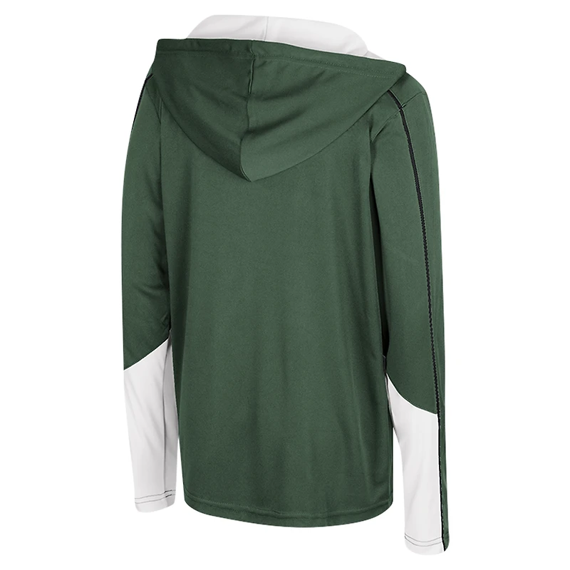 Youth Colosseum Green Michigan State Spartans Hansel Quarter-Zip Hoodie