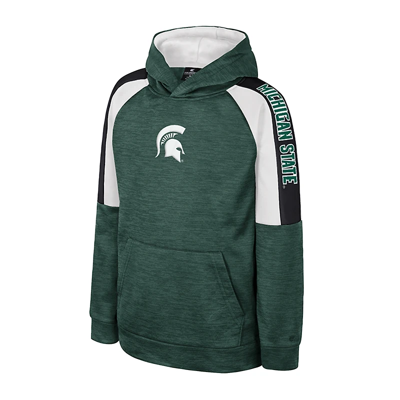 Youth Colosseum Green Michigan State Spartans Pullover Hoodie
