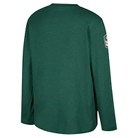 Youth Colosseum Heather Green Michigan State Spartans OHT Military Appreciation Oorah Long Sleeve T-Shirt