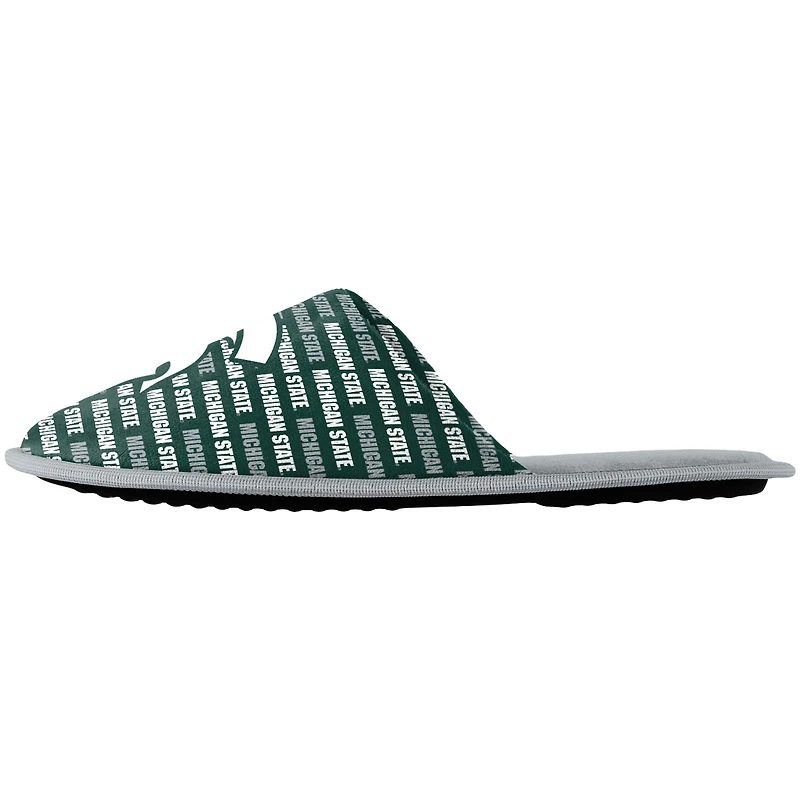 Pantoufles FOCO Michigan State Spartans Team Scuff pour jeunes
