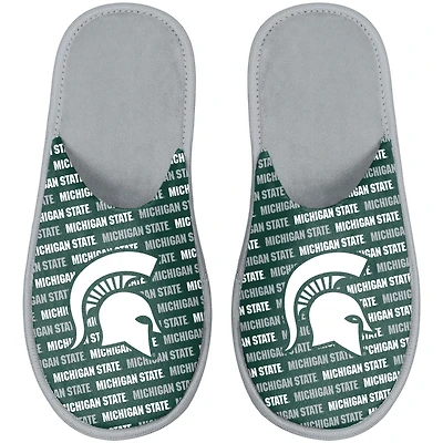 Pantoufles FOCO Michigan State Spartans Team Scuff pour jeunes