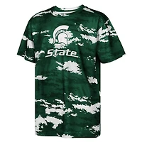 T-shirt sublimé vert pour jeunes des Spartans de l'État du Michigan