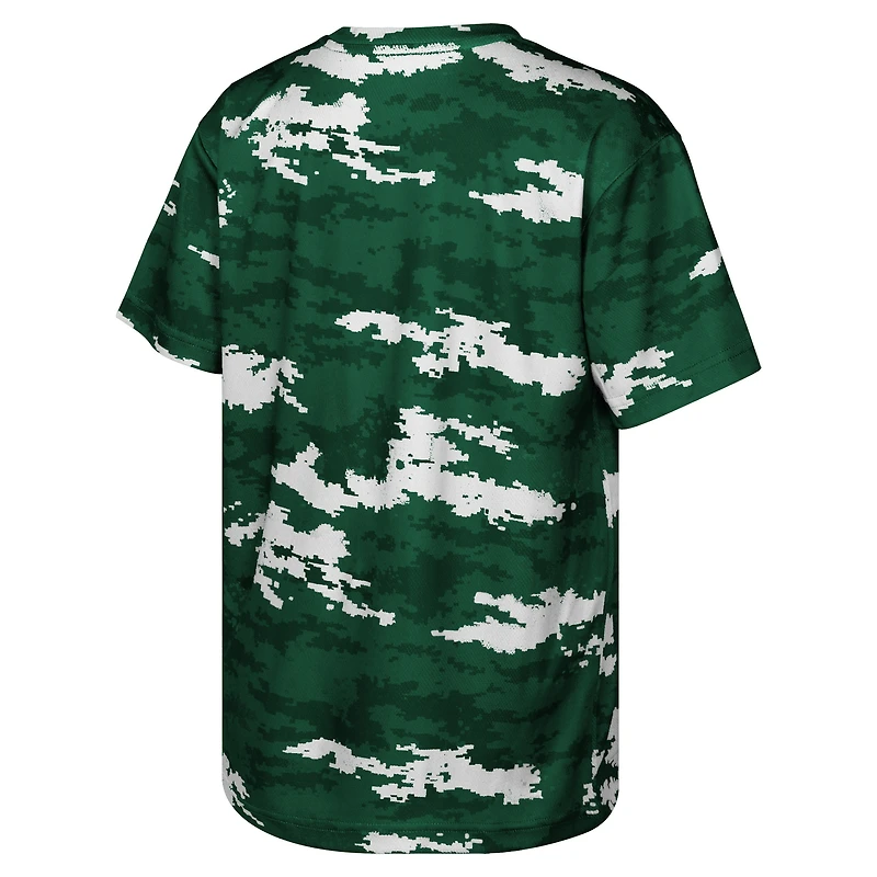 T-shirt sublimé vert pour jeunes des Spartans de l'État du Michigan