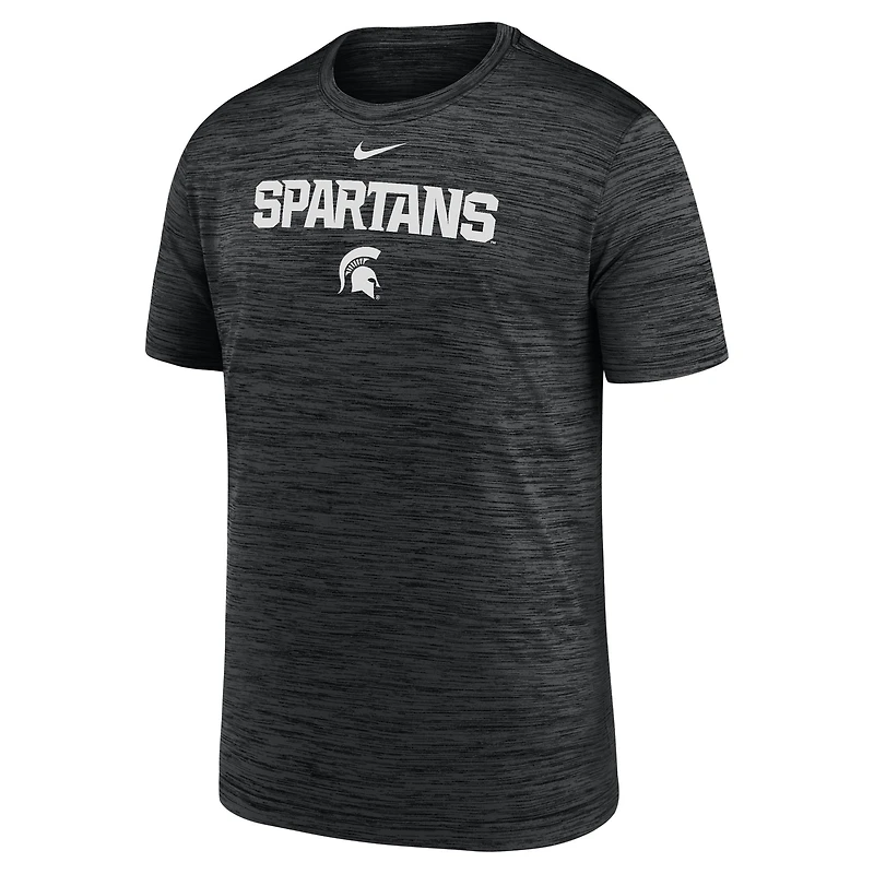 T-shirt Nike Velocity Performance noir pour jeune Michigan State Spartans