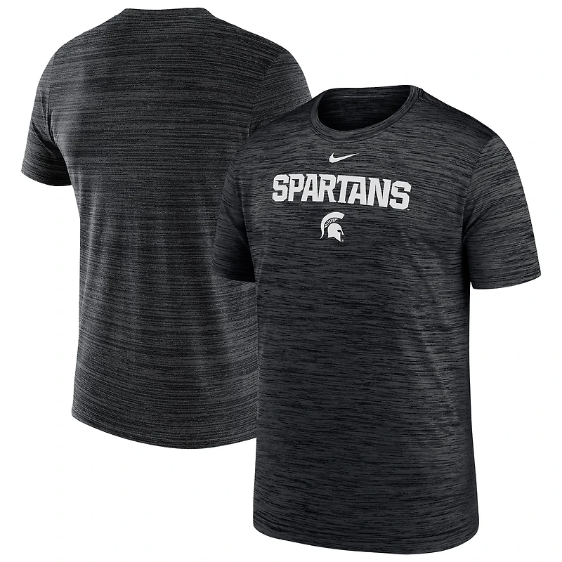 T-shirt Nike Velocity Performance noir pour jeune Michigan State Spartans