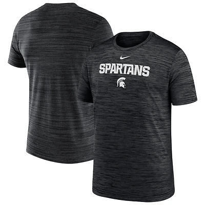 T-shirt Nike Velocity Performance noir pour jeune Michigan State Spartans