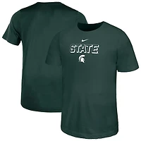 T-shirt Nike vert Michigan State Spartans Legend Performance pour jeune