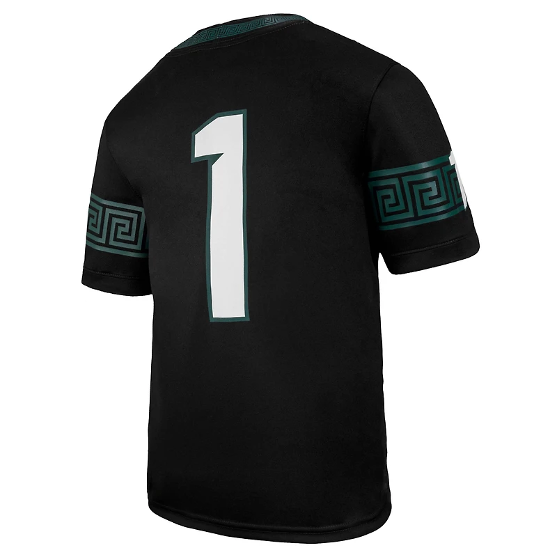 Youth Nike #1 Black Michigan State Spartans  Untouchable Replica Game Jersey