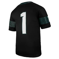 Youth Nike #1 Black Michigan State Spartans  Untouchable Replica Game Jersey