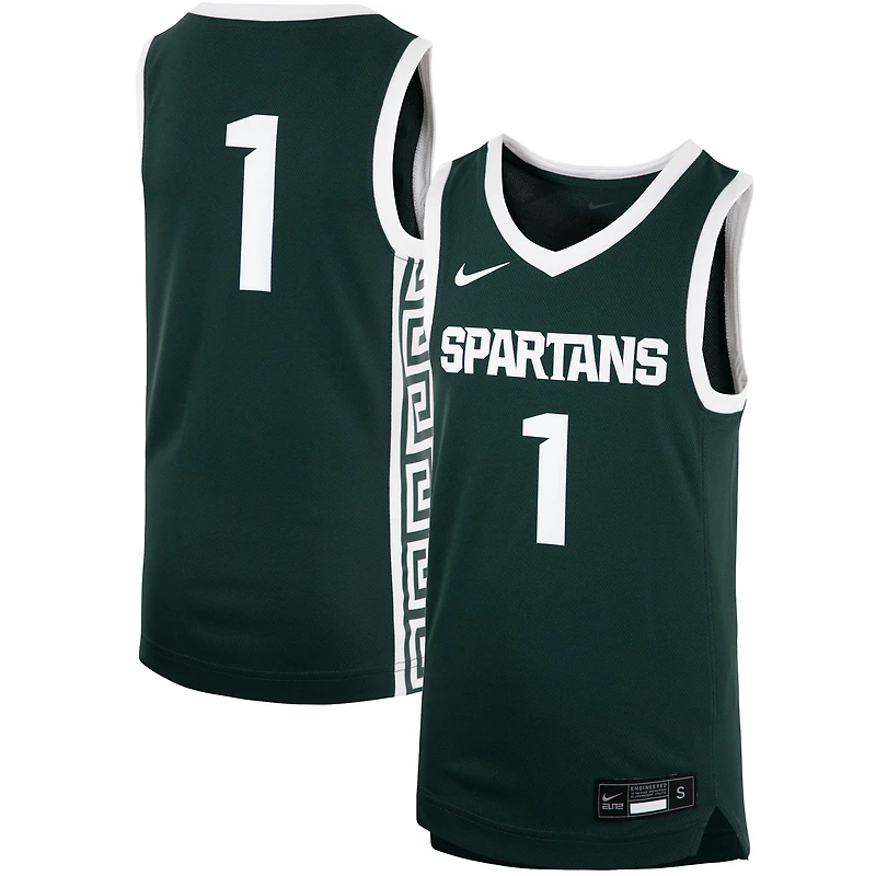 Maillot de basketball Nike #1 Michigan State Spartans Team Replica pour jeune