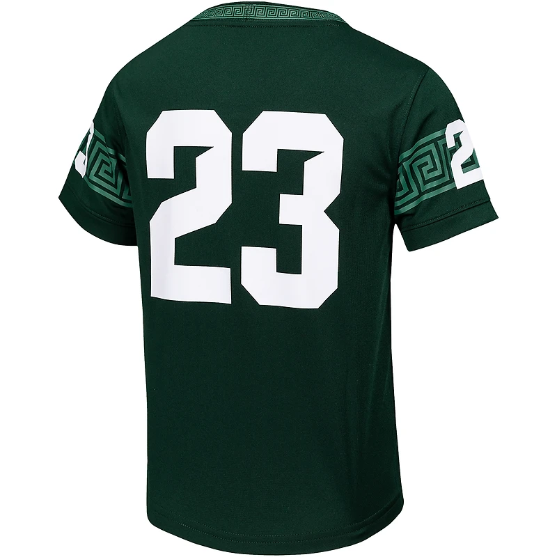 Maillot de jeu réplique intouchable Nike #23 vert Michigan State Spartans pour jeune
