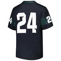 Maillot de football pour jeunes Nike #24 noir Michigan State Spartans Untouchable