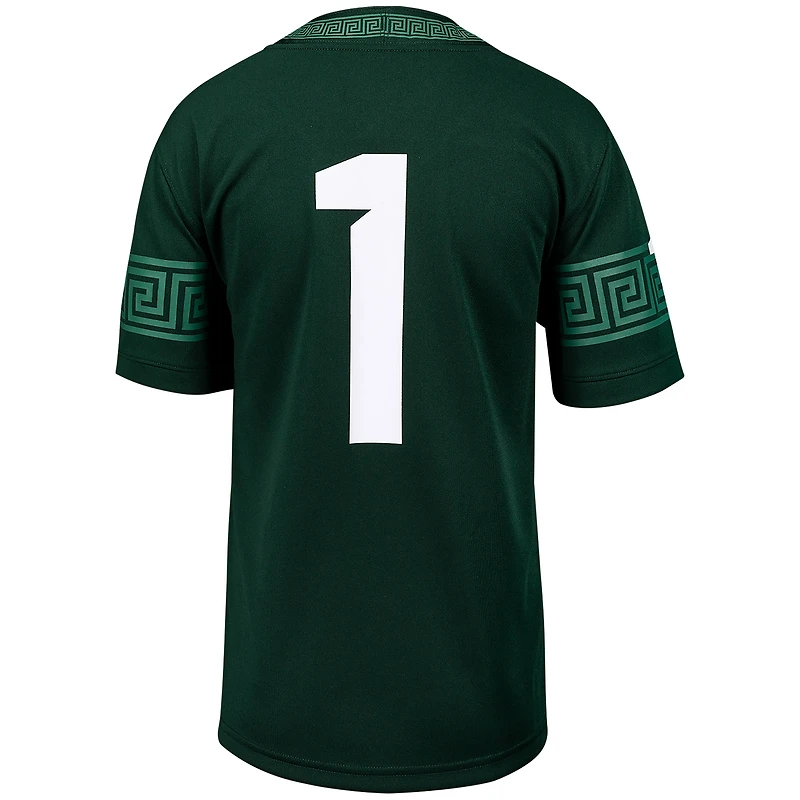 Maillot de match football Nike # Vert Michigan State Spartans pour jeunes