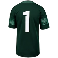 Maillot de match football Nike # Vert Michigan State Spartans pour jeunes