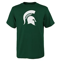 Youth Outerstuff Green Michigan State Spartans Primary Logo T-Shirt