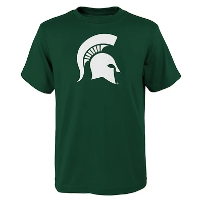 T-shirt Outerstuff vert pour jeunes avec logo principal des Spartans de l'Université d'État du Michigan