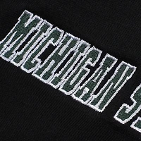 Sweat à capuche noir avec grand logo des Spartans de l'État du Michigan pour jeunes Stadium Athletic