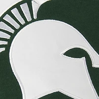 Sweat à capuche avec grand logo des Spartans de l'État du Michigan pour jeunes Stadium Athletic vert