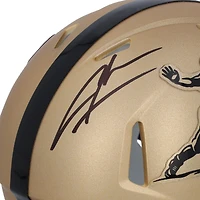 Charles Woodson Michigan Wolverines Autographed Gold Heisman Speed Mini Helmet 