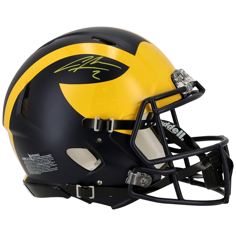 Charles Woodson Michigan Wolverines Autographed Riddell Speed Authentic Helmet