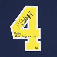 Chris Webber Michigan Wolverines Autographed Chris Webber Michigan Wolverines Autographed Navy 1991 Mitchell & Ness Swingman Jersey with Multiple Inscriptions - Limited Edition #1/25