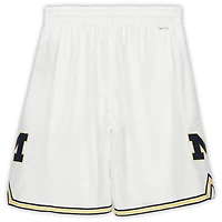 Short de basket-ball blanc réplique autographié par Chris Webber Michigan Wolverines Jordan Brand