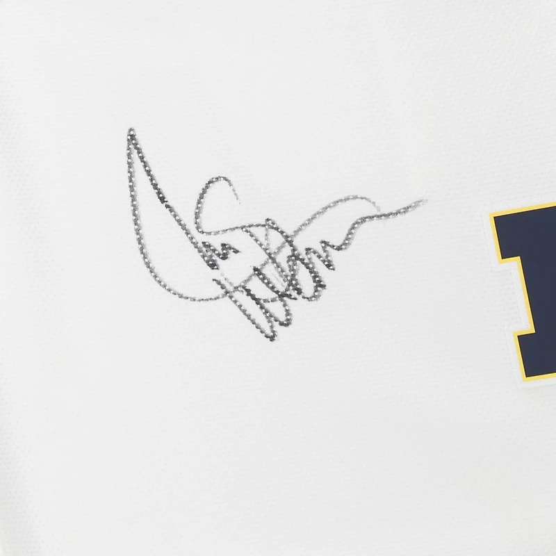 Chris Webber Michigan Wolverines Autographed Jordan Brand White Replica Basketball Shorts