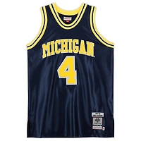 Chris Webber Michigan Wolverines Autographed Navy 1991-92 Mitchell & Ness Authentic Jersey with "Fab Five" Inscription