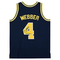 Chris Webber Michigan Wolverines Autographed Navy 1991-92 Mitchell & Ness Swingman Jersey with "92-93 All-American" Inscription