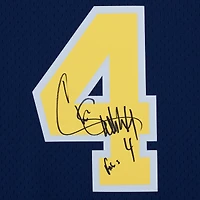 Chris Webber Michigan Wolverines Autographed Navy 1991-92 Mitchell & Ness Swingman Jersey with "Fab Five" Inscription