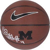Réplique du logo Nike de l'équipe des Wolverines du Michigan, dédicacée par Chris Webber