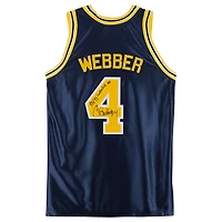 Chris Webber Navy Michigan Wolverines Autographed Mitchell & Ness 1991-92 Authentic Jersey with "92-93 Consensus AA" Inscription