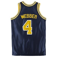 Chris Webber Navy Michigan Wolverines Autographed Mitchell & Ness 1991-92 Authentic Jersey with Multiple All American Inscriptions - Limited Edition of 30