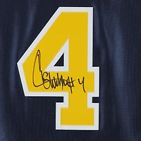 Chris Webber Navy Michigan Wolverines Autographed Mitchell & Ness 1991-92 Authentic Jersey