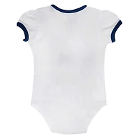 Girls Newborn & Infant Michigan Wolverines Two-Piece Love My Team Bodysuit Skirt Set
