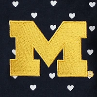 Ensemble bandeau et Michigan Wolverines Hearts pour nouveau-nés nourrissons