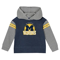 Girls Preschool Navy Michigan Wolverines Clubhouse Pullover Hoodie & Legging Set