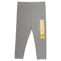 Girls Preschool Navy Michigan Wolverines Clubhouse Pullover Hoodie & Legging Set