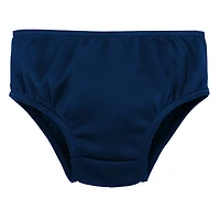 Girls Preschool Navy Michigan Wolverines Two-Piece Cheer Captain Jumper Dress & Bloomers Set